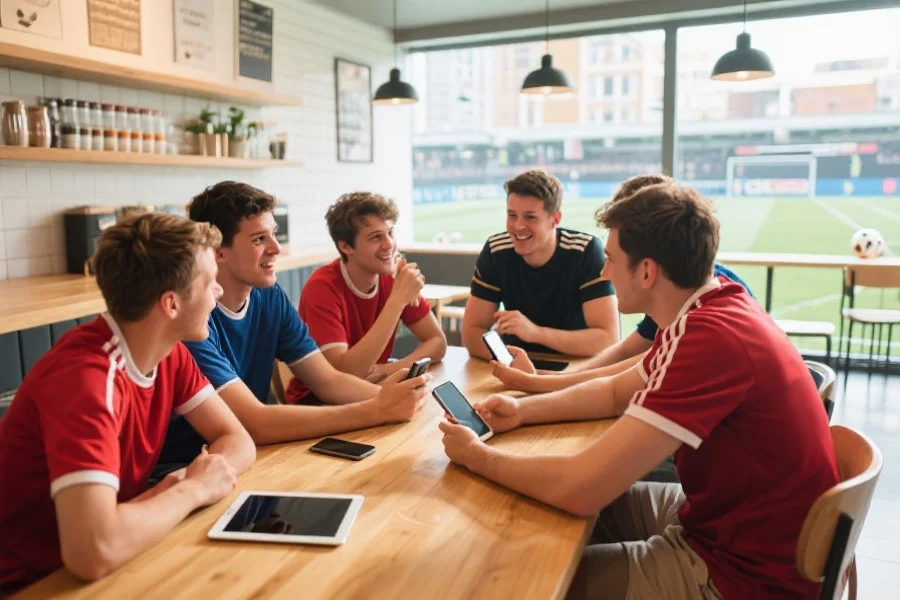 球迷社区交流场景